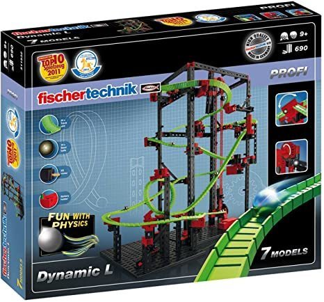 FISCHER TECHNIK.511932 - DYNAMIC L - Juego de pistas de recorrido y bolas en accion !!!