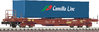 N FLEISCHMANN 845368 - Vagon RENFE 4 ejes Gondola "Camelia Line" Ep V. -OFERTA-