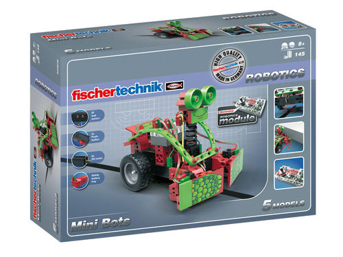 FISCHER TECHNIK.533876 - ROBOTICS MINI BOTS  (5 MODELOS)