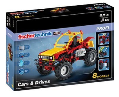 FISCHER TECHNIK.516184 - CARS & DRIVES  (8 MODELOS)