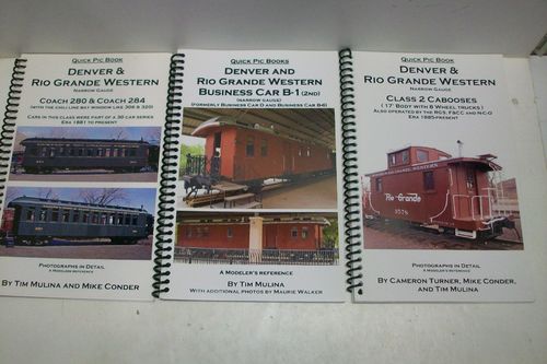 OCASION - USA.3 / QUICK PIC BOOK DENVER & RIO GRANDE WESTERN (lote 3 libros)