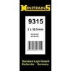 HOe MINITRAINS.9315 - VIA RECTA  38,5 mm. (2 UD)